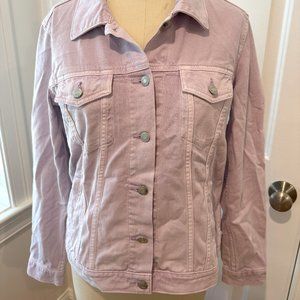 NWT GAP Icon Denim Jacket with Washwell - Purple